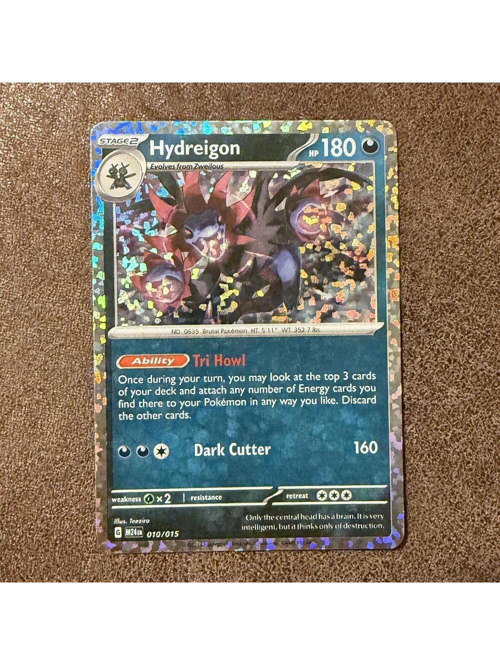 Hydreigon 2025 McDonalds Pokémon Dragon Discovery Card 10/15 Pack Fresh Centered